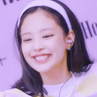 🎡 190f0e8e orang, wanita, senyum, bando, earphone telegram sticker