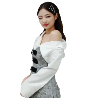 😉 a96caa5d Frau, Mädchen, zwinkern, niedlich, Schönheit, Pose telegram sticker