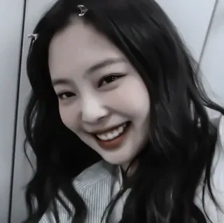 🍂 6fc24671 ผู้หญิง, ผู้หญิง, ยิ้ม, ผม, ความงาม, คน telegram sticker