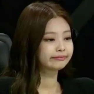 🕸 fbf003f0 donna, persona, viso, bruna, coreana, espressione telegram sticker