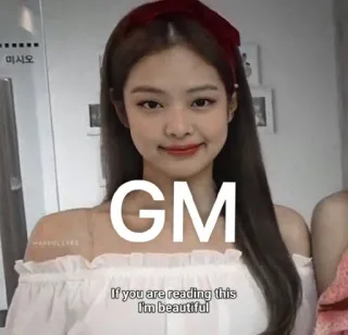 🌟 5aa0335e GM
If you are reading this
im beautiful phụ nữ, vẻ đẹp, lời chào, chào buổi sáng telegram sticker