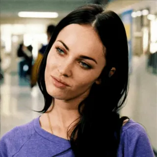 🍒 31b20edc Megan Fox attrice, bella, donna, celebrità, ritratto telegram sticker
