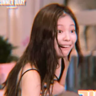 🎠 913c235a SUMMER DIARY phụ nữ, người, cười, vui vẻ, nhật ký, mùa hè whatsapp sticker