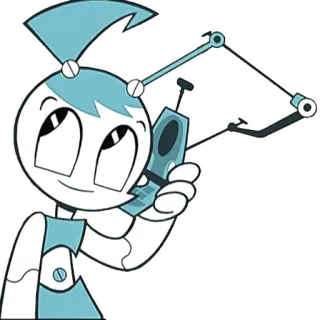🗼 358f957a Jenny Wakeman My Life as a Teenage Robot robot, dibujos animados, nickelodeon, jenny wakeman, robot adolescente telegram sticker