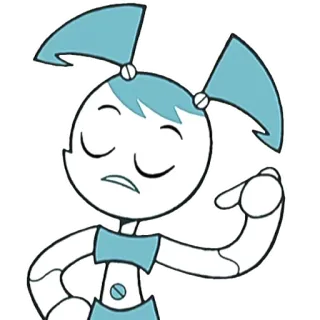 😐 3882aded Jenny Wakeman My Life as a Teenage Robot Dibujos animados, Robot, Jenny, La Robot Adolescente, Nickelodeon telegram sticker