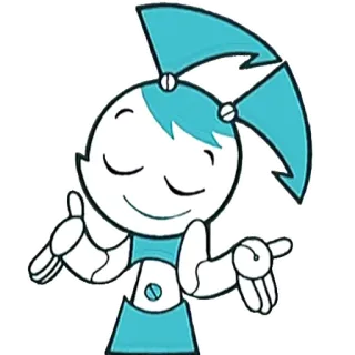 🤗 6791ca8d Jenny Wakeman My Life as a Teenage Robot dibujos animados, robot, adolescente, animado, personaje telegram sticker
