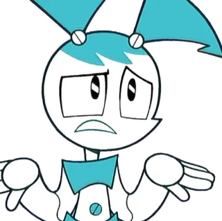🤢 9110ccc1 Jenny Wakeman My Life as a Teenage Robot robot, dibujos animados, serie de tv, animado, personaje, adolescente telegram sticker