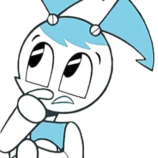 🤔 be28f466 Jenny Wakeman My Life as a Teenage Robot Dibujos animados, Robot, Personaje, Nickelodeon telegram sticker