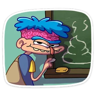 😈 622a4b1b cartoon, drawing, funny, offensive, humor, joke telegram sticker