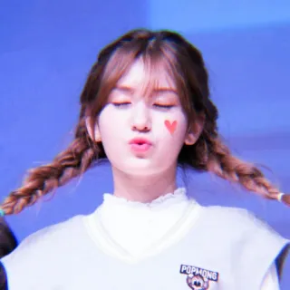 ☁️ dc87c8dc POPMONG kpop, idol, hati, cewek, imut telegram sticker