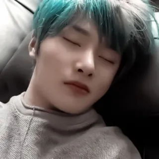 🦊 55f78823 tidur, orang, close up, istirahat, dalam ruangan whatsapp sticker