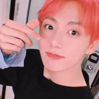 🐰 090e636e Jungkook kpop, 偶像, 歌手, 韩国, 心, 可爱 telegram sticker