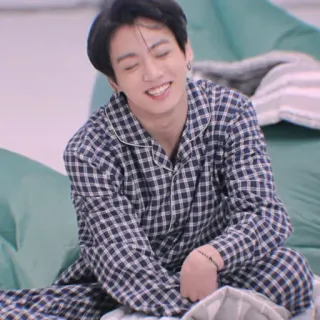 🐰 3be3170b Jungkook K-pop, BTS, 柾国, 偶像, 歌手, 睡衣 telegram sticker