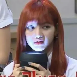 😒 e48864f0 Lisa 女人, 肖像, 人物, 脸, 搞笑, 偶像, 名人, 韩国流行, Lisa, Blackpink telegram sticker