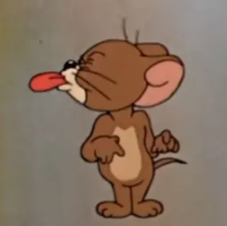 😘 f2d518d8 Jerry Tom and Jerry Kreskówka, Mysz, Słodkie, Śmieszne, Animacja, Postać telegram sticker