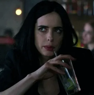 🥀 a8b36930 Jessica Jones Jessica Jones, Marvel, Trinken, Superheld, Frau telegram sticker