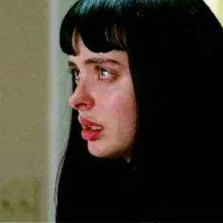 🖤 2558cd8b triste, llorando, mujer, lágrimas, emo whatsapp sticker