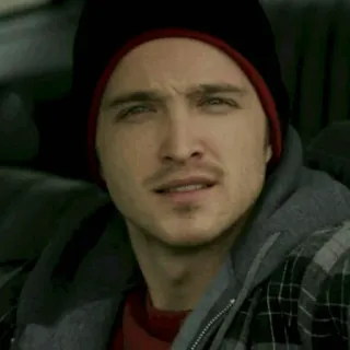 🖤 bf24c27b Jesse Pinkman Breaking Bad jesse, breaking bad, pinkman, meta, actor, triste whatsapp sticker