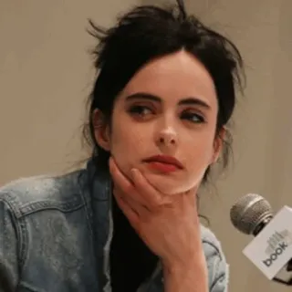 🖤 e6c8fa33 Krysten Ritter actriz, mujer, retrato, celebridad whatsapp sticker