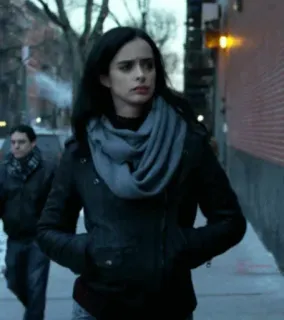 🥀 28ae10ef Jessica Jones เจสสิก้า โจนส์, ทีวีซีรีส์, ตัวละคร, คริสเตน ริตเตอร์, มาร์เวล whatsapp sticker