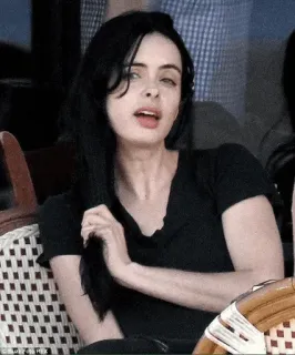 🥀 a52d45ba Krysten Ritter นักแสดง, คนดัง, ผู้หญิง, คน, ผมดำ whatsapp sticker