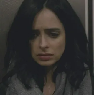 🥀 b576dac9 Jessica Jones ผู้หญิง, เศร้า, ทีวี, รายการ, ตัวละคร whatsapp sticker