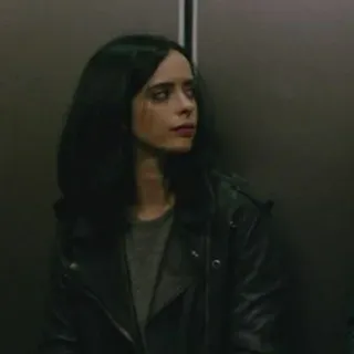 🥀 eac498e5 Jessica Jones เจสสิก้า โจนส์, มาร์เวล, เน็ตฟลิกซ์, ซูเปอร์ฮีโร่, ผู้หญิง, ตัวละคร whatsapp sticker