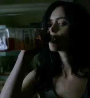 🥀 3118cf7f Jessica Jones alkohol, minum, wanita, karakter, acara tv telegram sticker