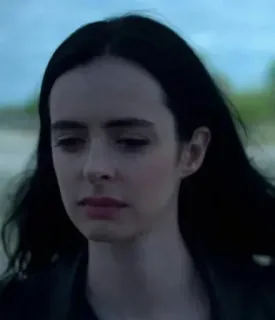 🥀 e081f63d Jessica Jones wanita, sedih, emosi, Jessica Jones, karakter, Marvel telegram sticker