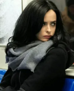 🥀 f70b07ff Jessica Jones jessica jones, marvel, krysten ritter, netflix, superhero, acara tv telegram sticker