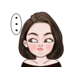 👩 dffc3391 漫画, 女の子, イラスト, ステッカー, 女性, キャラクター telegram sticker