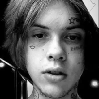 😟 9cc562a0 face, man, portrait, tattoos telegram sticker