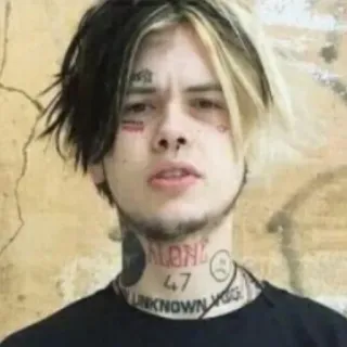 😾 b32cf1f1 ALONE person, tattoo, portrait telegram sticker