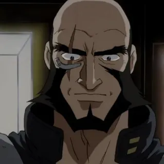 ⚓️ 5b85a3ef Anime, Chauve, Personnage, Mâle telegram sticker