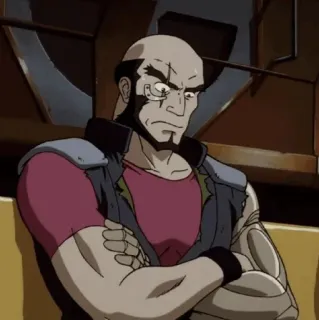 ⚓️ e7ef01d0 Anime, Mâle, Barbe, Personnage, Science-fiction telegram sticker