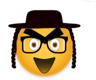 😝 8668ffd4 Emoji, Judeu, Religião, Estereótipo telegram sticker