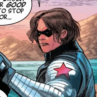 🛡 650ea2f3 Winter Soldier Winter Soldier, Marvel, Cómics, Bucky Barnes, Superhéroe, Soldado, Brazo metálico whatsapp sticker