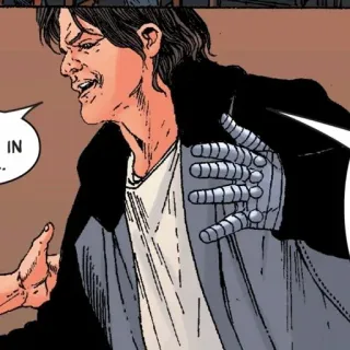 🛡 89233791 IN Cyborg, Mano mecánica, Cómics, Ciencia ficción, Hombre whatsapp sticker