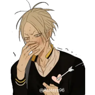 🍭 eab87278 @Austere96 Аниме, Мультфильм, Персонаж, Любовь, Сердце, Стрела whatsapp sticker