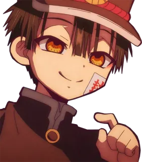 😏 2ae2ce0e Hanako-kun Toilet-bound Hanako-kun Anime, Manga, School, Bovennatuurlijk, Geest telegram sticker