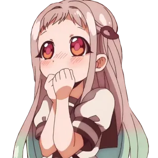 ☺ 0222a511 Yashiro Nene Toilet-bound Hanako-kun 애니메이션, 귀여운, 만화, 여자, 야시로 네네, 지박소년 하나코 군 telegram sticker