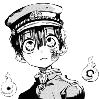 😧 544e4ef1 Hanako-kun Toilet-bound Hanako-kun 애니메이션, 만화, 하 나코 군, 지박소년 하나코군, 유령, 영혼 telegram sticker