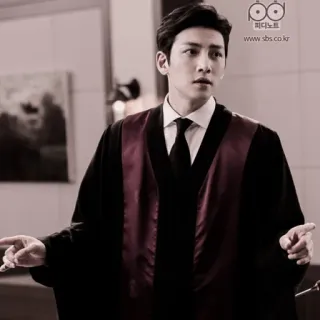 🚬 2d6b2cac www.sbs.co.kr uomo, attore, coreano, giudice, toga, tribunale, legale telegram sticker