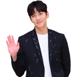 👋 62d4c4e4 Ji Chang-wook 배우, 유명인, 한국, 손 흔드는, 잘생긴 telegram sticker