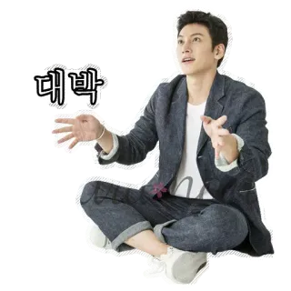 😲 36b6b699 대박 Korea, Ekspresi, Imut, K-Drama whatsapp sticker