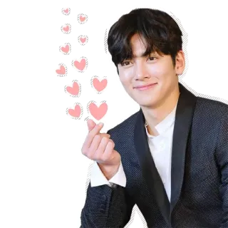 ❤️ e6a7e165 Ji Chang-wook Aktor Korea, Hati, Finger heart, K-Drama, Aktor whatsapp sticker