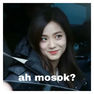 🌻 f83a8738 ah mosok? expression, femme, portrait, indo, réaction whatsapp sticker