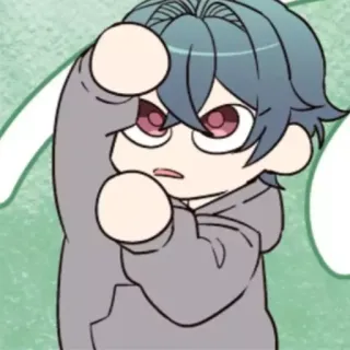 🍭 c4b1f1a9 anime, cartoon, chibi, character, cute, manga, kawaii, art telegram sticker