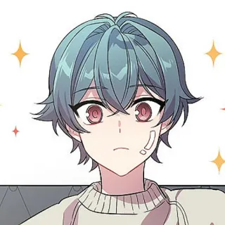 🫐 54236505 Аниме парень, Милый, Стикер, Мультфильм, Аниме, Мужской персонаж whatsapp sticker