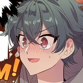 🫐 817f0b65 Аниме, Мультфильм, Манга, Портрет, Персонаж, Иллюстрация whatsapp sticker